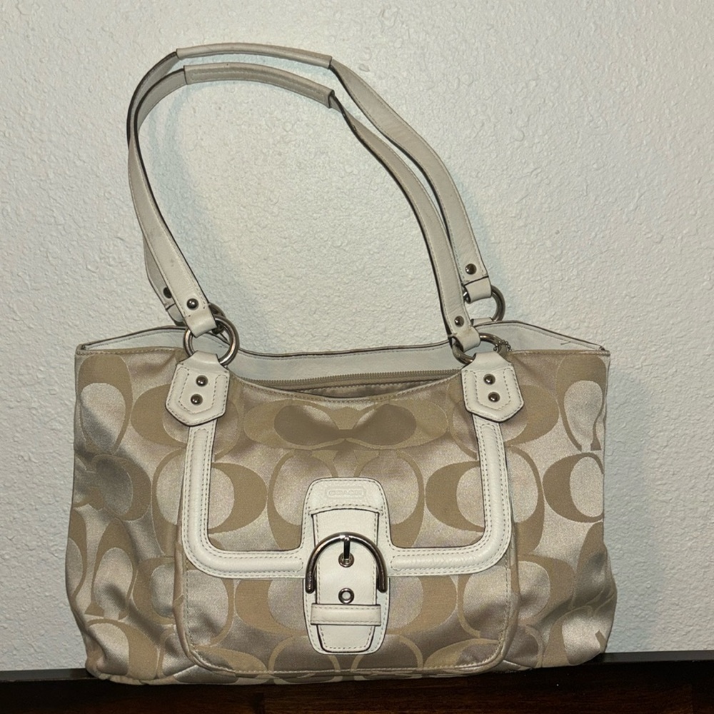 Coach Womens Campbell Signature Belle  Shoulder Handbag